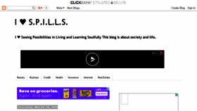 What Iheartspills.com website looked like in 2017 (7 years ago)