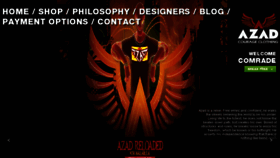 What Iamazad.com website looked like in 2017 (8 years ago)