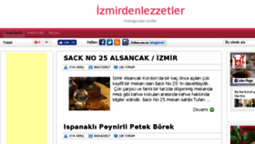 What Izmirdenlezzetler.com website looked like in 2017 (7 years ago)
