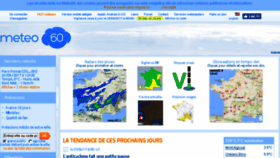 What Infoclimat.com website looked like in 2017 (7 years ago)