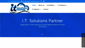 What Itsolutionspartner.com website looked like in 2017 (6 years ago)