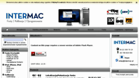 What Intermac.pl website looked like in 2017 (7 years ago)