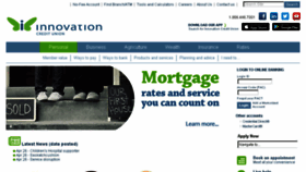 What Innovationcu.ca website looked like in 2017 (7 years ago)