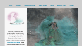 What Idealmomentphotography.com website looked like in 2017 (7 years ago)