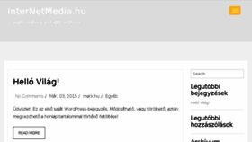 What Internetmedia.hu website looked like in 2017 (7 years ago)