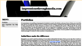 What Impressionsthroughmedia.com website looked like in 2017 (6 years ago)