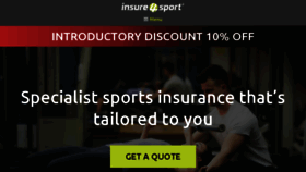What Insure4sport.co.uk website looked like in 2017 (7 years ago)