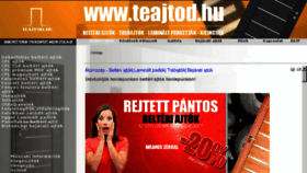 What Interajto.hu website looked like in 2017 (7 years ago)