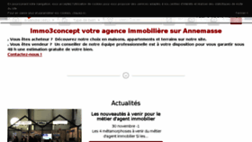 What Immo3concept.com website looked like in 2017 (8 years ago)