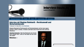What Interview-heute.de website looked like in 2017 (7 years ago)