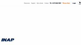 What Internap.com website looked like in 2017 (8 years ago)