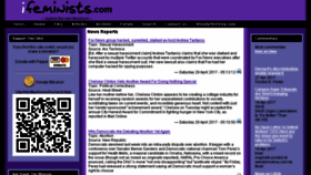 What Ifeminists.com website looked like in 2017 (7 years ago)