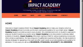 What Impactacademy.co.in website looked like in 2017 (8 years ago)