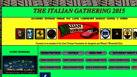 What Italiangathering.com website looked like in 2017 (6 years ago)