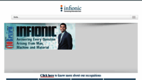 What Infionic.com website looked like in 2017 (7 years ago)