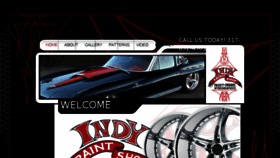 What Indypaintshop.com website looked like in 2017 (6 years ago)