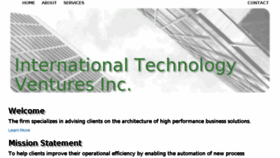 What Intltechventures.com website looked like in 2017 (8 years ago)