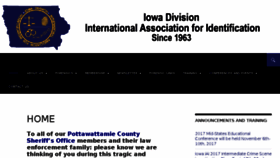 What Iowaiai.org website looked like in 2017 (7 years ago)