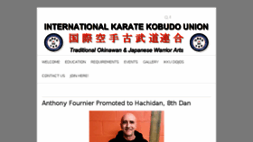 What Ikku.org website looked like in 2017 (7 years ago)