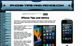 What Iphone-tips-and-advice.com website looked like in 2017 (7 years ago)