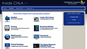 What Insidechla.org website looked like in 2017 (7 years ago)