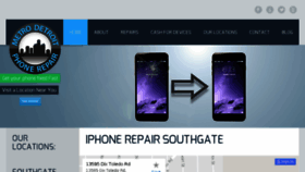 What Iphonerepairsouthgate.com website looked like in 2017 (6 years ago)