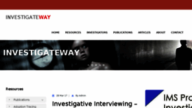 What Investigateway.com.au website looked like in 2017 (6 years ago)