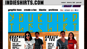 What Indieshirts.com website looked like in 2017 (6 years ago)