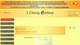 What Ichingonline.org website looked like in 2017 (6 years ago)