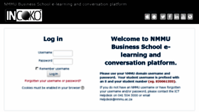 What Incoko.nmmu.ac.za website looked like in 2017 (7 years ago)