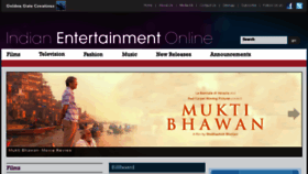 What Indianentertainment.info website looked like in 2017 (7 years ago)