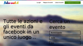 What Italian-eventi.it website looked like in 2017 (6 years ago)