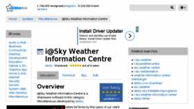 What I-sky-weather-information-centre.updatestar.com website looked like in 2017 (7 years ago)