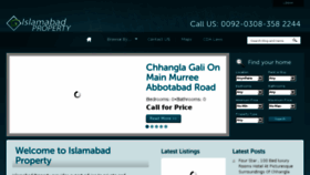 What Islamabadproperty.com.pk website looked like in 2017 (6 years ago)