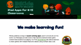 What Inkidseducation.com website looked like in 2017 (7 years ago)