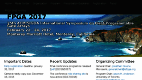 What Isfpga.org website looked like in 2017 (6 years ago)
