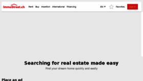 What Immostreet.ch website looked like in 2017 (9 years ago)