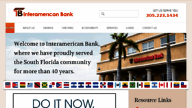 What Interamericanbank.com website looked like in 2017 (6 years ago)