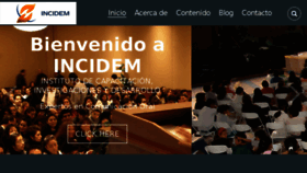 What Incidem.com website looked like in 2017 (6 years ago)