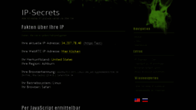 What Ip-secrets.info website looked like in 2017 (6 years ago)