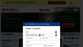 What India.tradekey.com website looked like in 2017 (7 years ago)