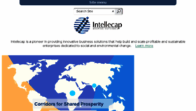 What Intellecap.com website looked like in 2017 (6 years ago)