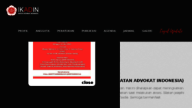 What Ikadin.or.id website looked like in 2017 (6 years ago)