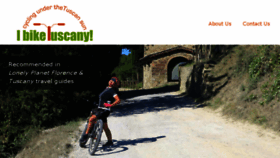 What Ibiketuscany.com website looked like in 2017 (7 years ago)