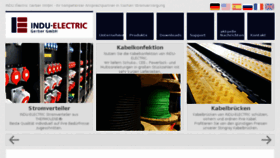 What Indu-electric.de website looked like in 2017 (6 years ago)