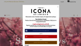 What Iconaofsweden.com website looked like in 2017 (7 years ago)
