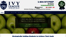 What Ivyleagueprep.com website looked like in 2017 (6 years ago)