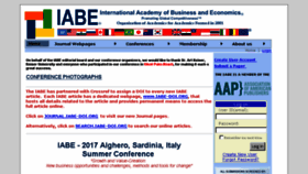 What Iabe.org website looked like in 2017 (6 years ago)