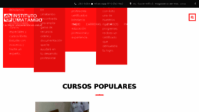 What Institutolimatambo.edu.pe website looked like in 2017 (6 years ago)