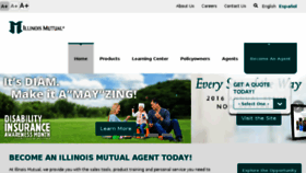 What Illinoismutual.com website looked like in 2017 (6 years ago)